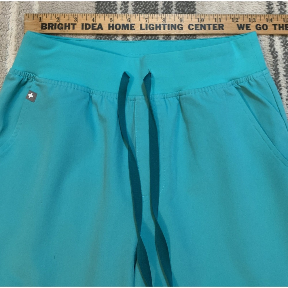 FIGS Jogger Scrub Pants Womens S Teal Technical Collection Medical Zamora - Picture 4 of 9